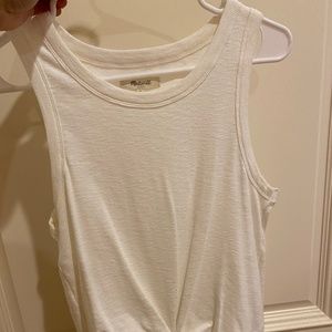 Front Tie Sleeveless Tee